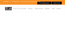 Tablet Screenshot of lantzcc.com